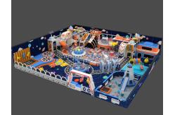 China Large Naughty Castle Ages 3 - Ages 15 Indoor Adventure Park Playground Structure supplier