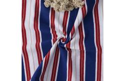 China Plain Soft And Linen Cotton Striped Material Fabric For Polo Shirt supplier