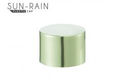 China Ribbed aluminum plastic top bottle cap OEM design 24mm 28mm SR-209C supplier