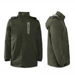 Snow Windbreaker Electric Coat Warmer Polyester Heated Cotton Jacket with Hood for sale