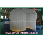 Photo Booth Backdrop Decoration Led Igloo Inflatable Photo Booth Enclosure Cube With Lighting for sale