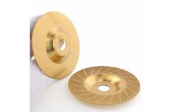 China Titanium 4 Grinding Discs Diamond Cup Wheel Convex Threading Angle Grinder supplier