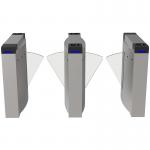 DC24V Construction Site Security Flap Barrier Turnstile Entrance Gates for sale