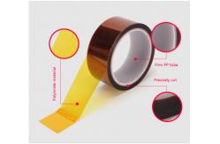 China Single Side Coated Polyimide Film Adhesive Tape Amber Transparent supplier