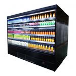 Double Sided Open Display Fridge  Open Display Case Supermarket 608L 912L 1200L for sale