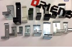 China Carbon Steel Stamping Punching Powered Zinc Plated Sheet Clamps Crate Clips supplier