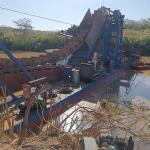Gold Dredging Chain Bucket Dredger For River for sale