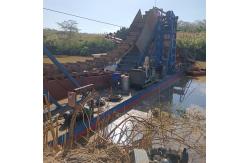 China Gold Dredging Chain Bucket Dredger For River supplier