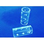 High Purity Quartz Glass Tube Clear Crystal Goblet Customized Size for sale