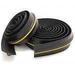 Garage Door Seal Strip Weatherproof Strip Rubber Diy Weather Stripping Replacement Not Include Sealant/Adhesive (Black) for sale