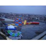Durable Inflatable Water Sports Trampoline Combo with Logo printing for sale