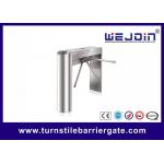 RS232 Communication Pedestrian Turnstile Gate Card Swipe Entrance Security Machine for sale