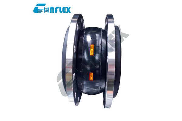 Single Sphere EPDM NBR CR Expand Joint Rubber Flanges