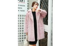 China Winter Custom Puffer Down Coat  Faux Fox Fur Coat For Ladies supplier