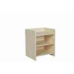 Durable Wooden White Small Night Stands 3 Tier Shelves Environment Friendly   for sale