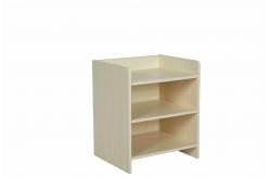 China Durable Wooden White Small Night Stands 3 Tier Shelves Environment Friendly   supplier