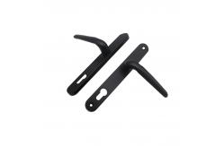 China OEM Black Through Door Window Double Sided Handles Aluminum Material Two Sided supplier