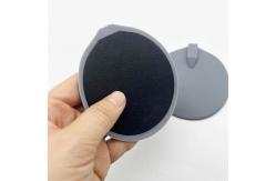 China Custom Circular Silicone Rubber Conductive Tens Electrode Pad supplier