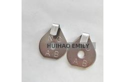 China 22mm Dia Stainless Steel Lacing Hook Washers Attaching Removable Blankets supplier