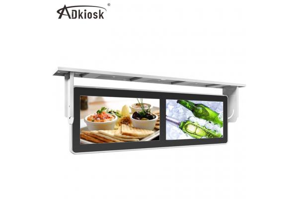 1200:1 Digital Bus Advertising Player 19inch Double Remote Control LCD Screen
