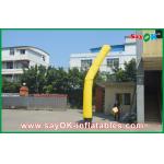 Inflatable Stick Man Yellow Inflatable Guy , Advertisement Air Dancers Inflatables