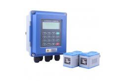 China Digital Wall Mounted Tri Clamp Ultrasonic Flow Meter Fixed Volumetric Flow supplier