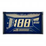 Negative 6 O' CLOCK Transflective Monochrome Display PIN Motorcycle Instrument Screen for sale