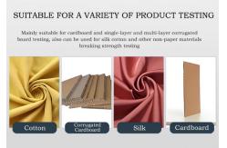 China Digital Display Paper Testing Equipment Bursting Strength Tester High Precise supplier