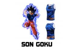 China Custom Son Goku Anime Dragon Ball Clothes Men Running Sportswear supplier