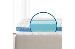 China Comfortable Gel Memory Foam Bed Mattress Topper Pressure Relief supplier