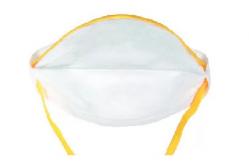 China Fold Easily FFP1 Dust Mask Unique Fastener Design With Adjustable Plastic Nose Clip supplier