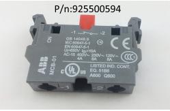 China Switch Abb#MCB01 , NC Contact Block For Auto Cutter GTXL 925500594 Machine supplier