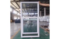 China Heat Insulated UPVC Single Hung Window Ventilator White Black supplier