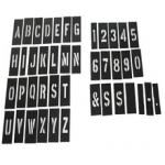 2 Sizes Plastic Letter Template for B2B Buyers for sale