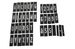 China Durable Custom Design Plastic Alphabet Stencils supplier