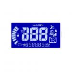 TN 6 O'Clock Monochrome Transflective Custom Lcd Display For Instrument for sale