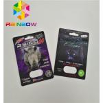Normal Size Blister Card Packaging 3D Effect Sex Pill For Men Packaging Card for sale