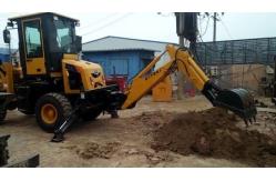 China Bucket Dumping Height 3500mm Backhoe Loader Heavy Duty Construction Machinery supplier