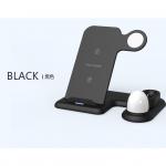 3 In 1 15W Qi Fast Wireless Charger With LED Small Night Light for sale