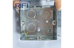 China 20mm 25mm 2 Gang Gi Box Electrical Junction Switch Box Outlet Socket Box supplier