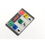 PU Droplet Keyboard Overlay Printing Name Plate for Durable Keyboards
