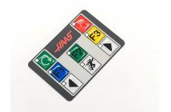 China PU Droplet Keyboard Overlay Printing Name Plate for Durable Keyboards supplier