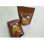 SGS Food Vacuum Seal Bags , Stand Up Zipper Pouch For Coffee Chocolate Cookie Tea Protein Powder for sale
