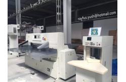 China High Precision Paper Roll To Sheet Cutting Machine / Heavy Duty Guillotine Paper Cutter supplier