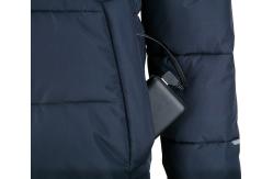 China Winter Long Sleeved Jacket For Men With Battery Power Heating supplier