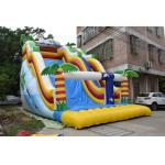 0.55mm PVC Tarpaulin Inflatable Wide Wave Slide Blow Up Arch Fireproof UV Protective for sale