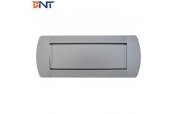 China Silver Desk Flip Up Power Data Jack Supply For Company Training Room supplier