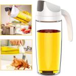 Auto Flip Olive Oil Dispenser Bottle On-Slip Handle for Kitchen Cooking for sale