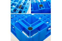 China Palette Palets HDPE Pallet Plastic Palette Palet 1000x1000 4 Way Entry Loading supplier