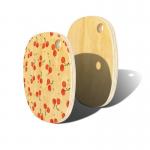Personalized Printing Wooden Cutting Boards For Kitchen Plywood Round Sublimation Blank Cutting Board for sale